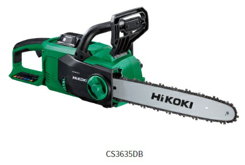 【新発売 書き割り品】HIKOKI コードレスチェンソー36V マルチ雄捩子【CS3635DB XPX CS3635DB(XPZ)】乾電池 申し受ける器付き添い人チェーンソー ハイコーキ 日立 工機ホールディングス