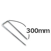 ザバーン 防草腰掛け用 純然たる コ型いの一番 コ型打ちきりいの一番３００粍/６００個入り口・入口 緑であること活動の領域
