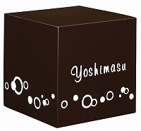 表札 戸建 ステンレス表札 ネームプレート キューブ(CUBE) ECU-B3(白) エクスタイル|表札ポストグレーチングの通販売店