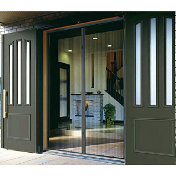 横引き収納網戸 フラットタイプ Xma 両引き 幅mw801 1000 高さmh1601 1800mm Ykkap 玄関網戸 勝手口網戸 マンション アパート リフォーム 後付け用 網戸 Diy Kenzai Hostalbuenosaires Cat