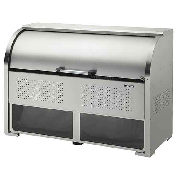 ダイケン クリーンストッカー ステンレス製 1000L 前パネルポリカーボネート仕様 CKS-1607-A 間口1650mm ゴミ収集庫