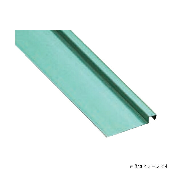 【法人限定】城東テクノ PE鋼板製目地ジョイナー 片ハット 目地幅10mm 40本入り 高さ:17mm グリーン MJF-1017C