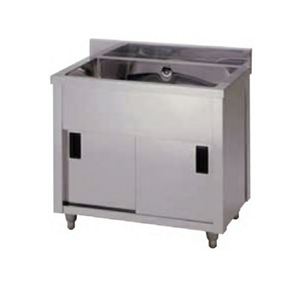 【法人制限事項】耐用年数住器 一槽収納家具シンク 間口150糎 KN-AP1-1500H キッチン用設備-木材・建築資材・設備-システムキッチン