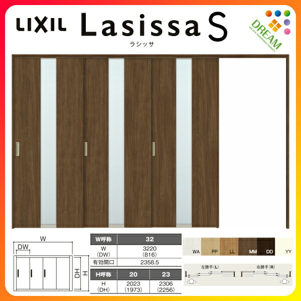 可動間仕切り 片引き戸 3枚建 引戸上吊方式 ラシッサs ガラスタイプ Lgm ケーシング付枠 32 3223 リクシル 室内引き戸 引戸 建具 ドア 室内ドア おしゃれ 交換 室内ドア リフォーム Diy Kenzai 法人様は送料無料 Onpointchiro Com
