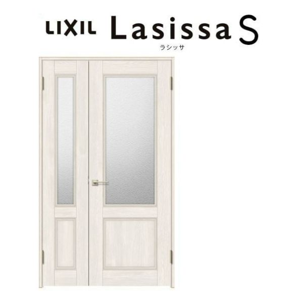 市場 最大P16倍※7 ケーシング付枠 ラシッサS LGY 室内ドア 親子ドア ガラス入りドア 15要エントリー W1188×H2023mm 1220