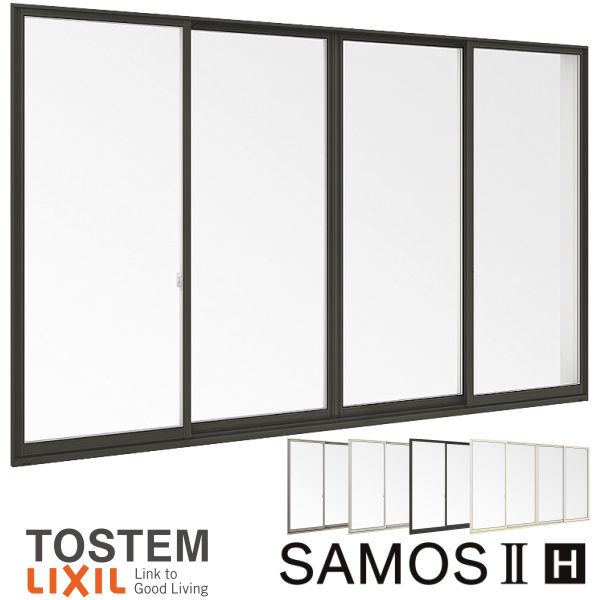 楽天市場 樹脂アルミ複合 断熱サッシ 窓 引き違い窓 347 寸法 W3510 H30 Lixil サーモス2 H 半外型 Low E複層ガラス アルミサッシ 引違い窓 建材百貨店