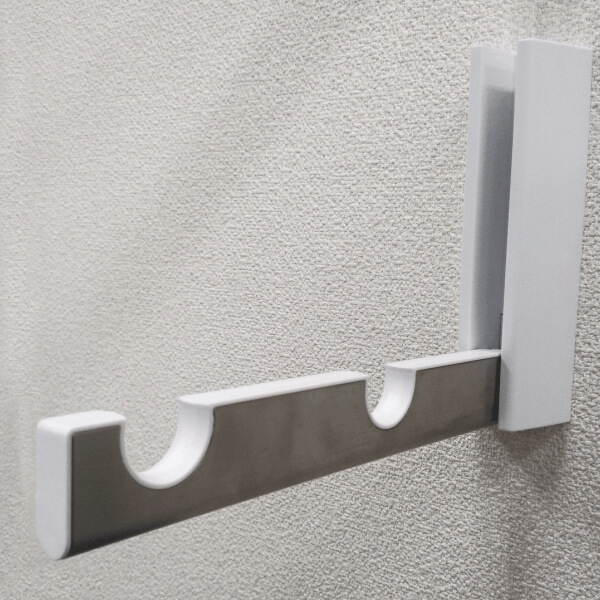 楽天市場 8月はエントリーで全品p10倍 室内物干し ルームハンガーブラケット Wn型 Rhbwn 1組2本入 物干し竿1本タイプ Diy Kenzai 建材百貨店