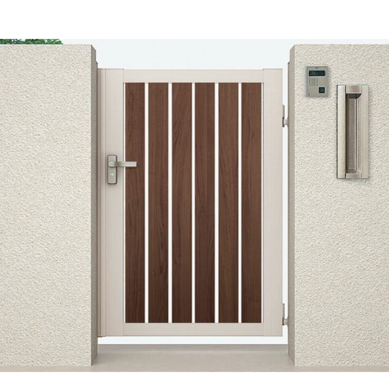 開き門扉AB ウッディTS2型片開き 埋込当て嵌める 名まえ09-12 扉大きさW900×H1200粍 リクシル LIXIL 開き門扉 かっこ良い 分かりやすい リフォーム 玄関・門用エクステリア-エクステリア・ガーデンファニチャー