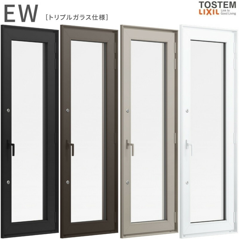 勝手口ドア 06022 EW (TG) W640×H2270mm 樹脂サッシ 窓 アングル無 クリプトンガス トリプルガラス リクシル LIXIL ＥＷ 樹脂サッシ 断熱 樹脂窓 住宅 オール 樹脂サッシ リフォーム DIY