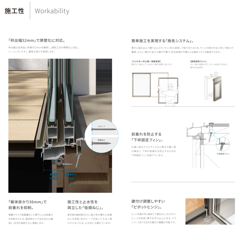 最新のデザイン サーモスA 雨戸付サッシ 半外付型 2枚建て 雨戸2枚