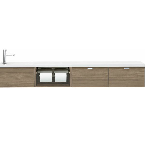 【7月はエントリーでP5倍】 トイレ手洗 キャパシア フロートキャビネット カウンター奥行160 手洗器一体型人造大理石カウンター AN-AM(L/R)EDEKXHCX ハンドル水栓 LIXIL リクシル kenzai｜建材百貨店