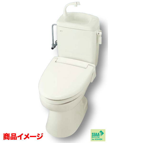 最大43%OFFクーポン INAX トイレーナR 洋風簡易水洗便器 止水栓 普通便座 手洗付 kenzai