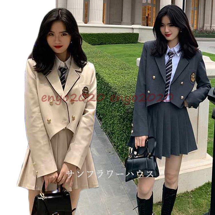 入学式 卒業式 スーツ 女の子 女子 高校生 フォーマルスーツ 中学生 レデイース ブラウス コート ジャーケト スカート無地 セット 卒服 S M L XL 発表会｜KENZOファッション店