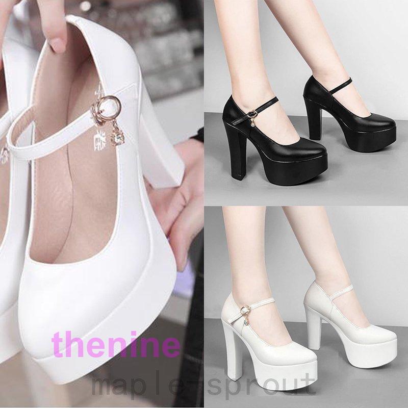 ４CCCCEES 厚底パンプス Zipper ジッパー 厚底スタイルアップカジュアルパンプス