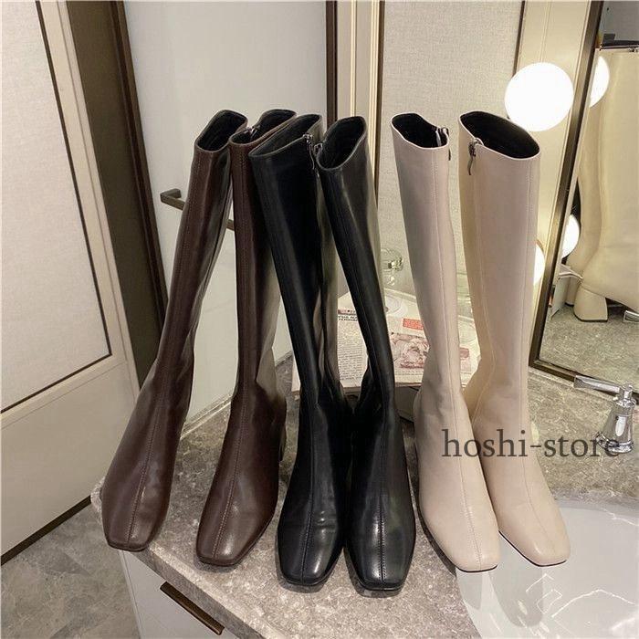 専用ニーハイブーツ size26.5cmあり】スリムフィット厚底ニーハイブーツ15cm全2色 | 厚底