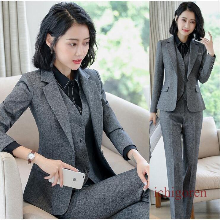 レディース スーツセット パンツセット スカートセット 20代30代40代 事務服 フォーマル 細身シルエット 制服OL ビジネス 入学式 卒業式 通勤|KENZOファッション店