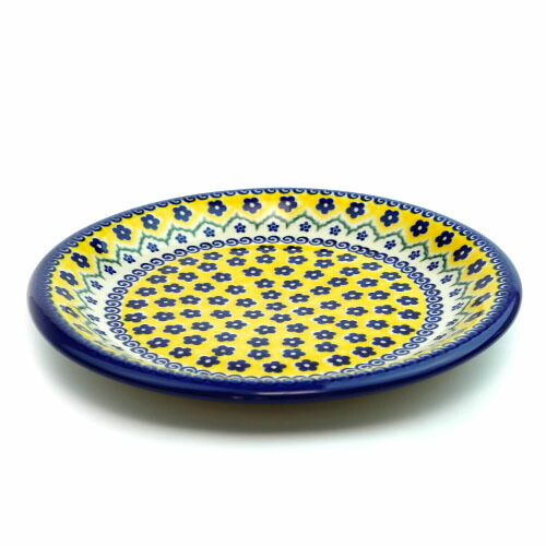 ディナープレートφ26cm[V134-U199]【ポーリッシュポタリー[ポーランド食器・陶器]】 洋食器 プレート 花柄 おしゃれ かわいい 電子レンジ対応 食洗機対応 大皿