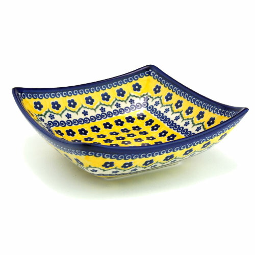 タフィーボウル20×20cm[V161-U199]【ポーリッシュポタリー[ポーランド食器・陶器] ケルセン】電子レンジ対応 プレゼント ギフト