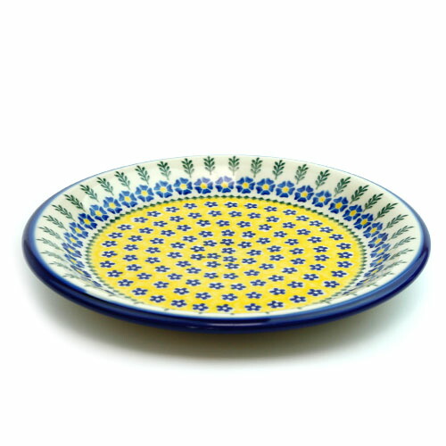 ディナープレートφ26cm[V134-U198]【ポーリッシュポタリー[ポーランド食器・陶器]】 洋食器 プレート 花柄 おしゃれ かわいい 電子レンジ対応 食洗機対応 大皿