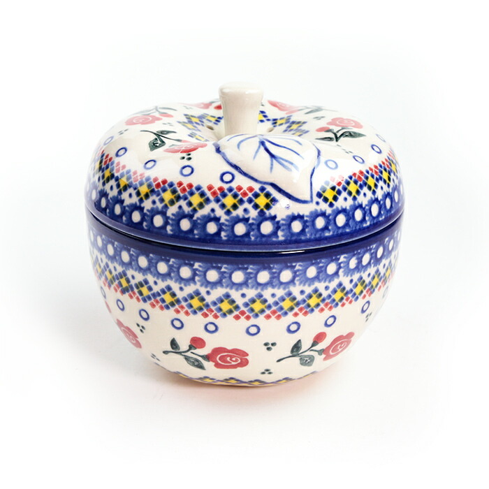 楽天市場】りんごポット[V356-U624]【ポーリッシュポタリー