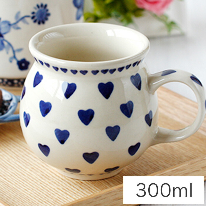 ポーリッシュポタリー ポーランド食器 ガリア くま×ハート×コーヒー豆