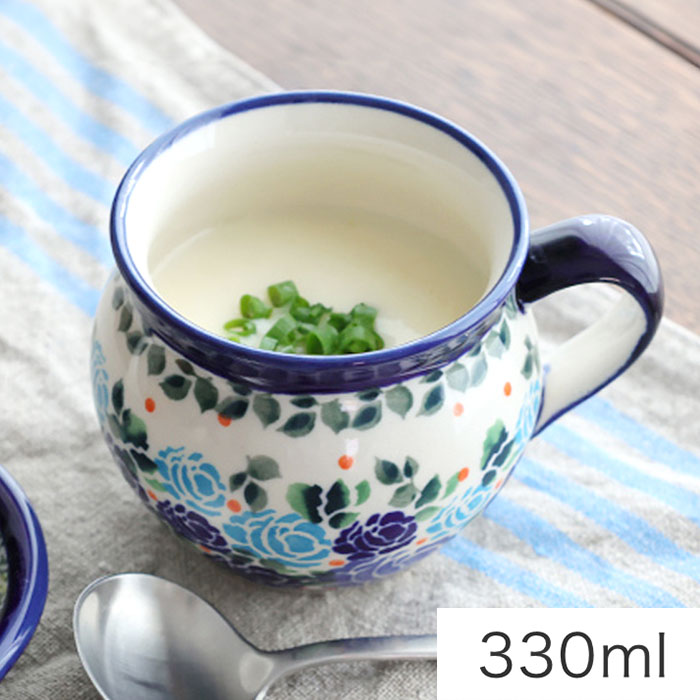 楽天市場】ポーリッシュマグ・大[K305-DU252]【ポーリッシュポタリー