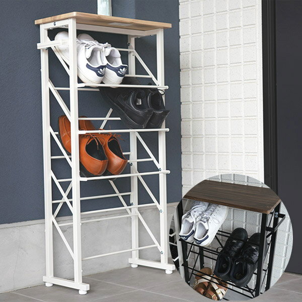 日本のアンティーク 古い木の下駄箱 シューズボックス 傘入れ付き 棚 収納 日本のアンティーク 古い木の下駄箱 シューズボックス 傘入れ