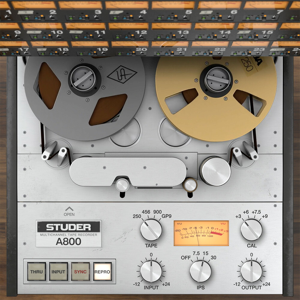 UNIVERSAL AUDIO Studer A800 Tape Recorder 【ダウンロード版/電子メイル納品】 パソコン・周辺機器-音楽制作-PCソフト