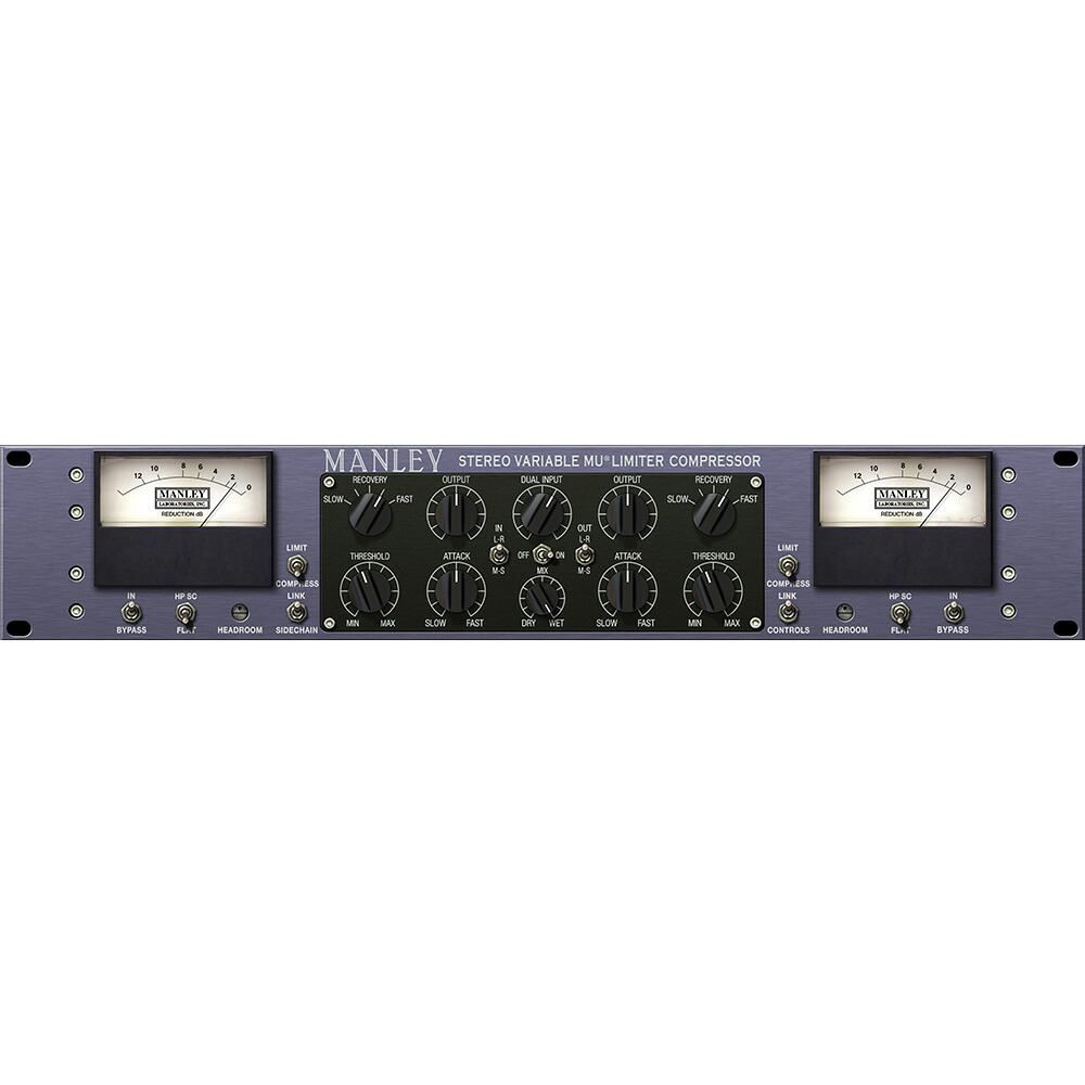 UNIVERSAL AUDIO Manley Variable Mu Limiter Compressor 【ダウンロード版/メール納品】 【UAD Deep Cuts Sale！最大80％OFF！～4/30】