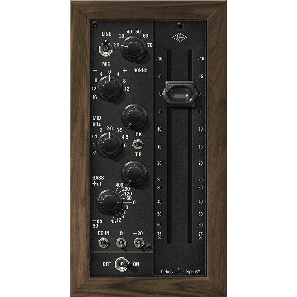 UNIVERSAL AUDIO Helios Type 69 Preamp and EQ Collection 【ダウンロード版/メール納品】｜ミュージックランドKEY WEST