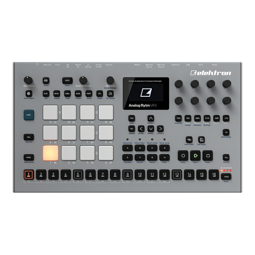 Key Analog Elektron Mkii Musicland フェンダー Rytm Analog Elektron 心斎橋店 Nks2p