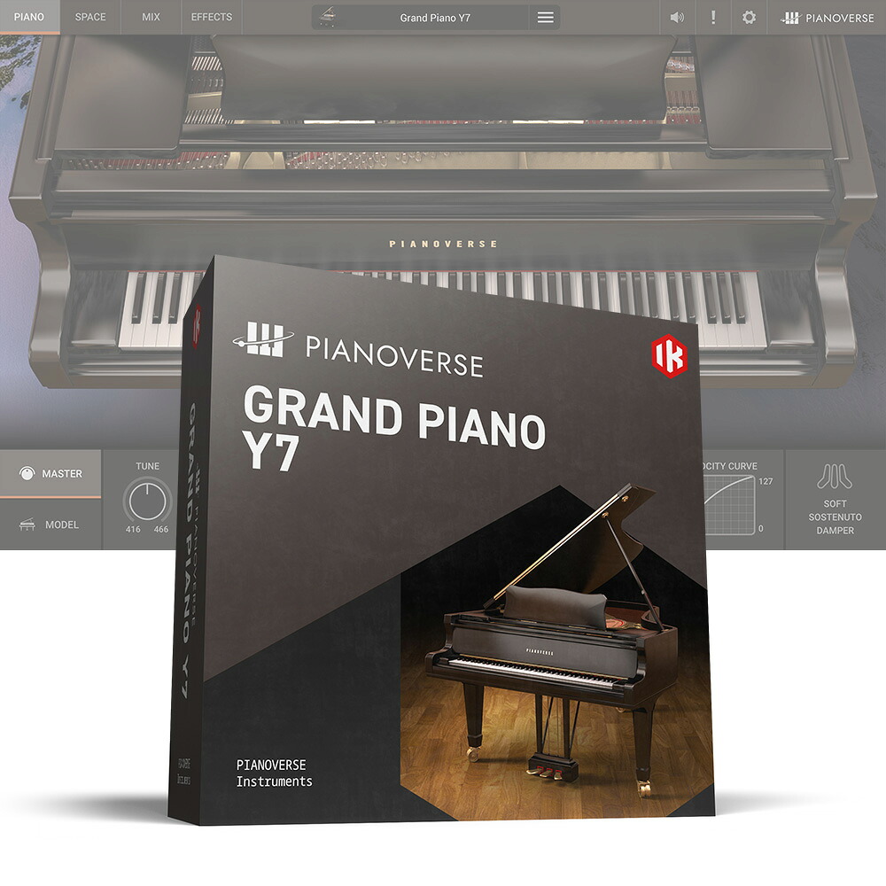 IK Multimedia Pianoverse Grand Piano Y7 【ダウンロード版/メール納品】｜ミュージックランドKEY WEST