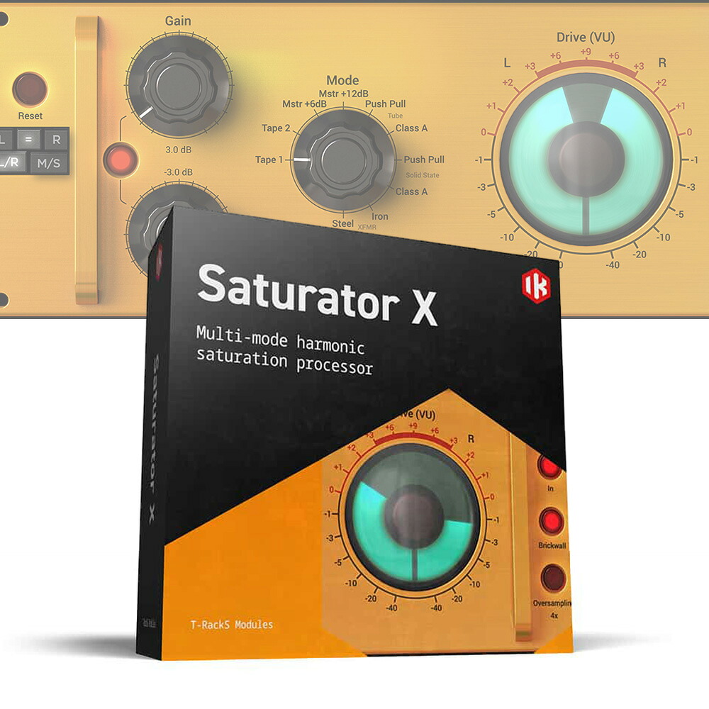 IK Multimedia T-RackS Saturator X 【ダウンロード版/メール納品】
