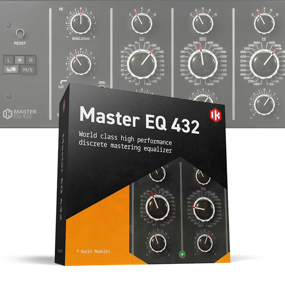 【楽天市場】IK Multimedia T-RackS Master EQ 432 【ダウンロード版/メール納品】【2025 All-in ...