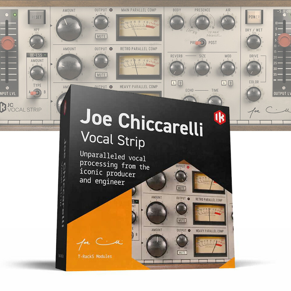 IK Multimedia T-RackS Joe Chiccarelli Vocal Strip 【ダウンロード版/メール納品】