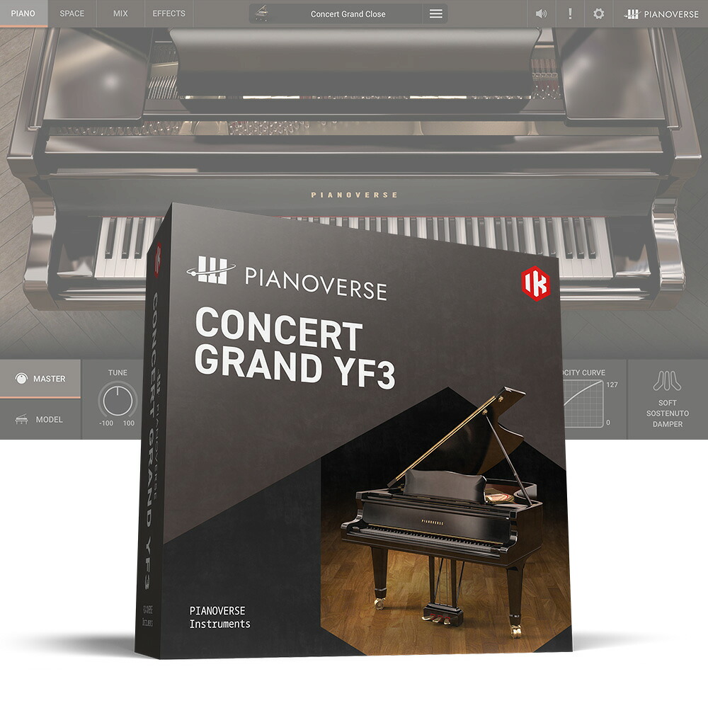 IK Multimedia Pianoverse Concert Grand YF3 【ダウンロード版/メール納品】｜ミュージックランドKEY WEST 13,082円