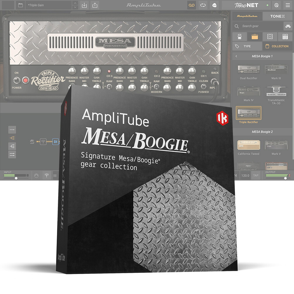 IK Multimedia AmpliTube MESA/Boogie 【ダウンロード版/メール納品】