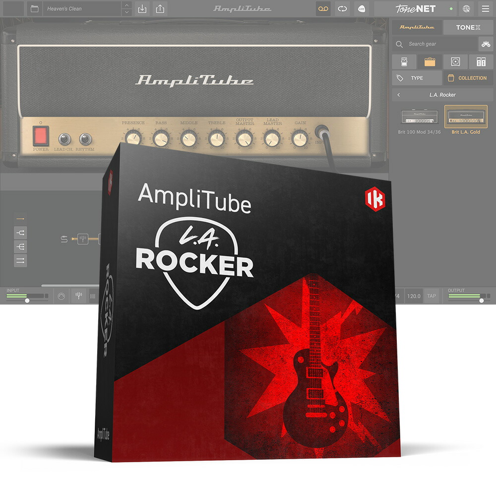 IK Multimedia AmpliTube L.A. Rocker 【ダウンロード版/メール納品】