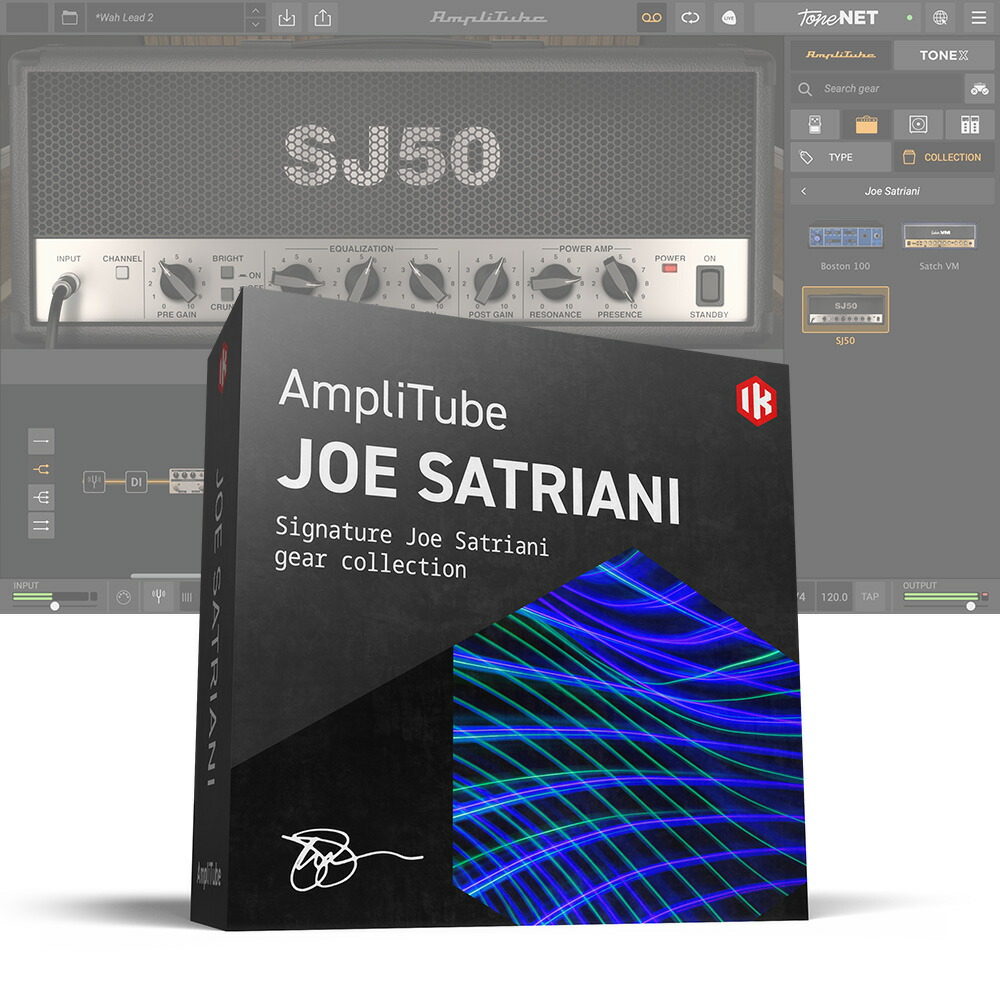 IK Multimedia AmpliTube Joe Satriani 【ダウンロード版/メール納品】