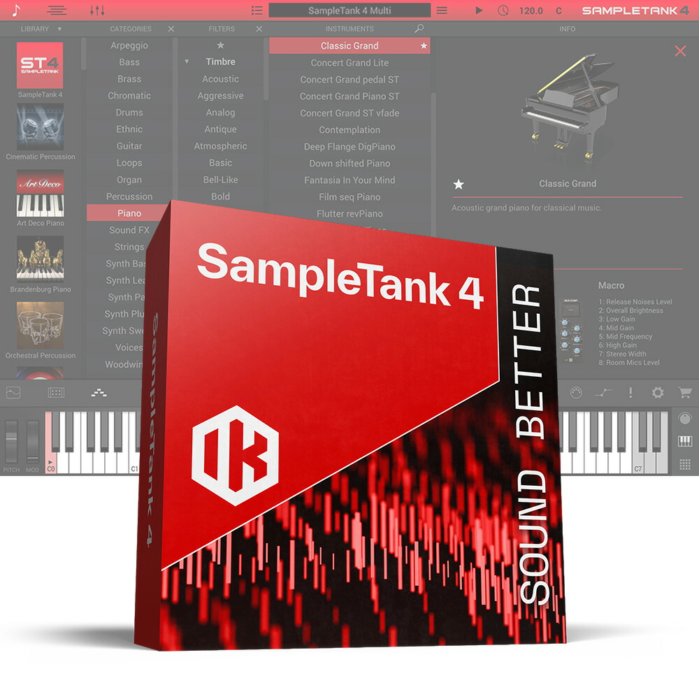 IK Multimedia SampleTank 4 【ダウンロード版/電子メイル納品】 パソコン・周辺機器-PCソフト