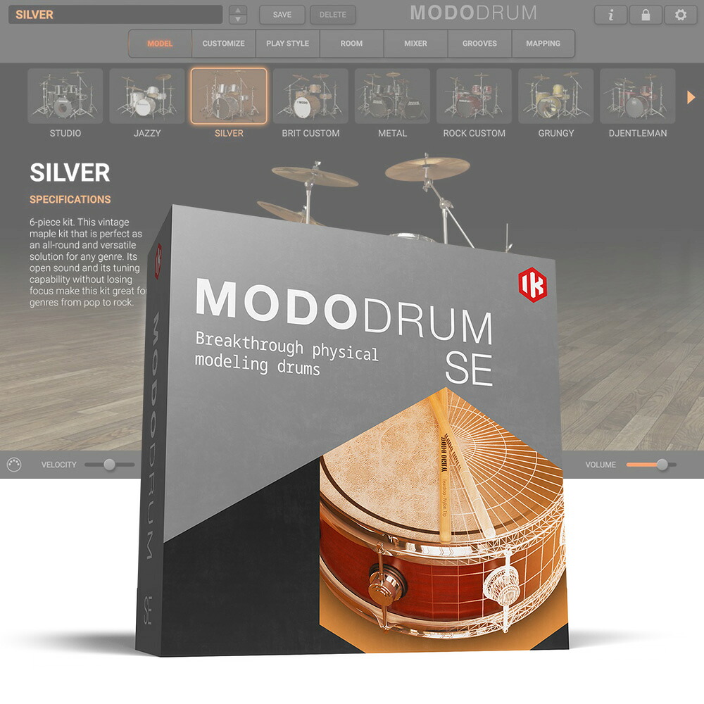 IK Multimedia MODO DRUM 1.5 SE 【ダウンロード版/メール納品】｜ミュージックランドKEY WEST 12,572円
