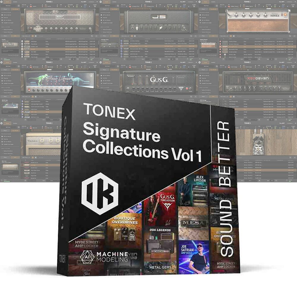 IK Multimedia TONEX Signature Collections Vol 1 【ダウンロード版/メール納品】｜ミュージックランドKEY WEST 33,144円