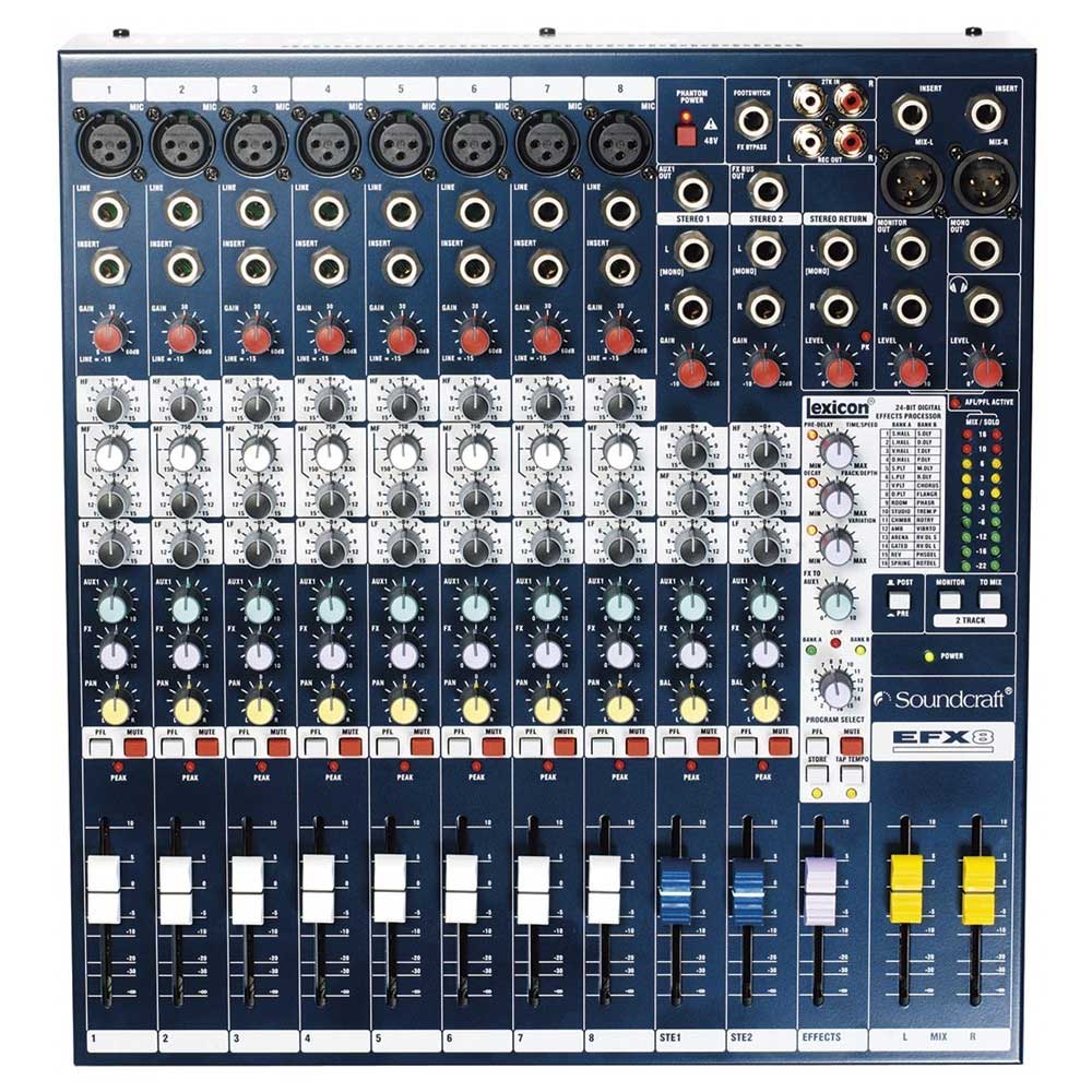 【中古美品】Soundcraft Lexicon搭載アナログミキサー EFX12 楽天市場】Soundcraft アナログミキサー EFX8 (エフェクト内蔵)(12月20