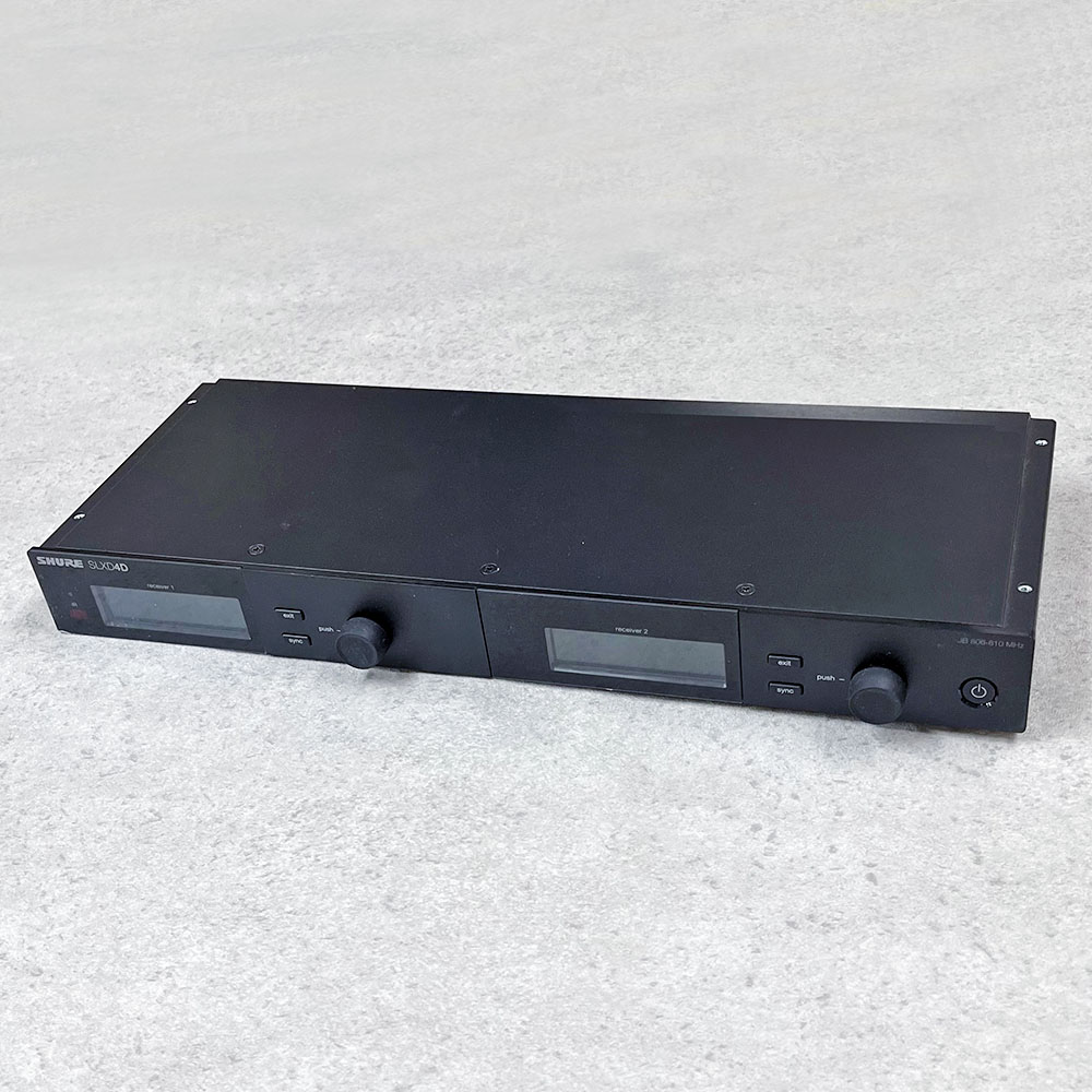 【中古品】 SHURE SLXD14D （SLXD14DJ-JB）