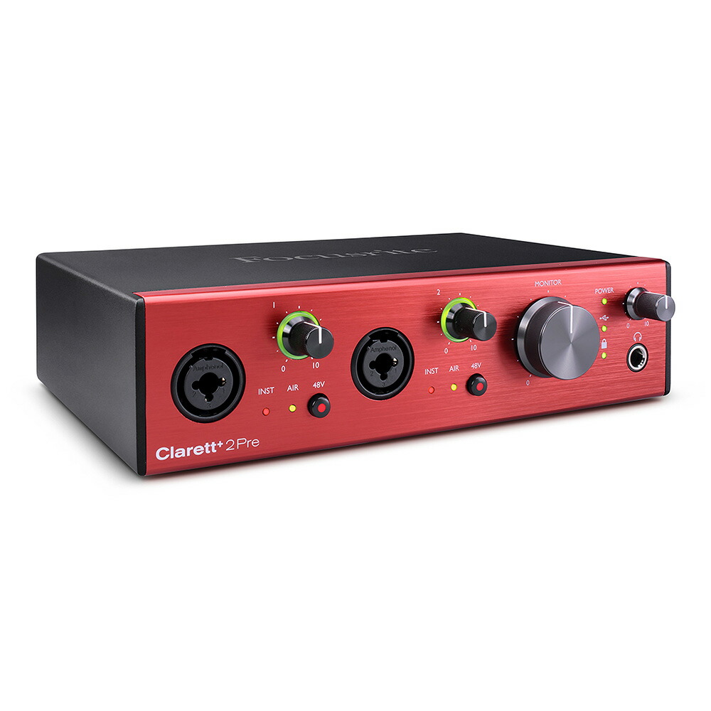 楽天市場】FOCUSRITE CLARETT+ 4PRE : サンフォニックス楽天市場店