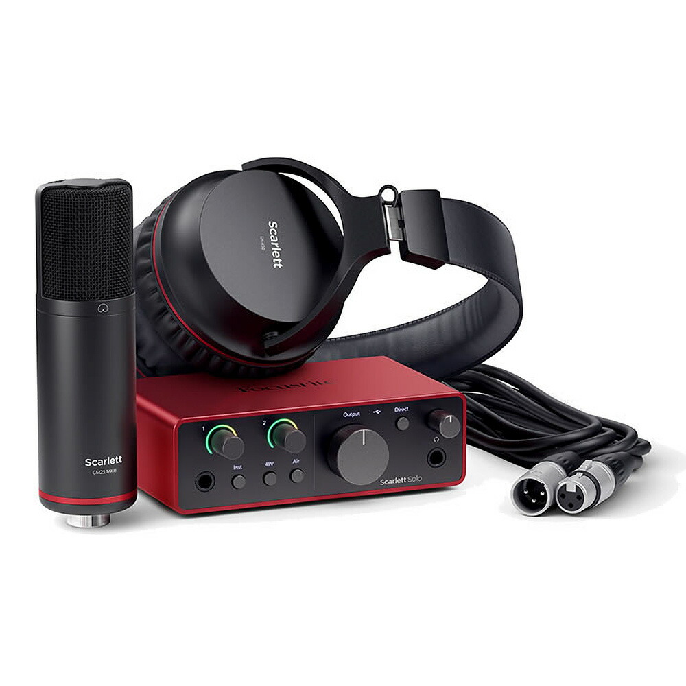 FOCUSRITE / Scarlett Solo オーディオインターフェイス Amazon.co.jp: FOCUSRITE Scarlett Solo 第4世代 USBオーディオ