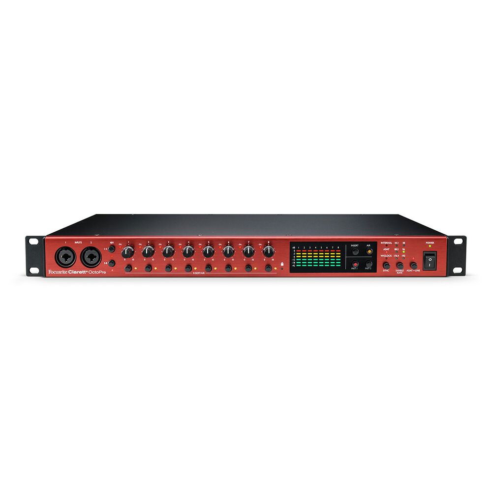 Focusrite Scarlett Octopre フォーカスライト マイクプリアンプ|ミュージックランドKEY WEST