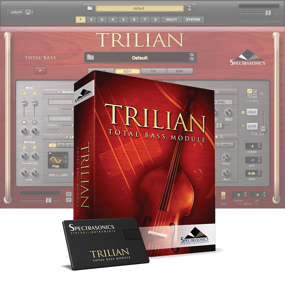 楽天市場】Spectrasonics Trilian 【パッケージ版】 : MUSICLAND KEY