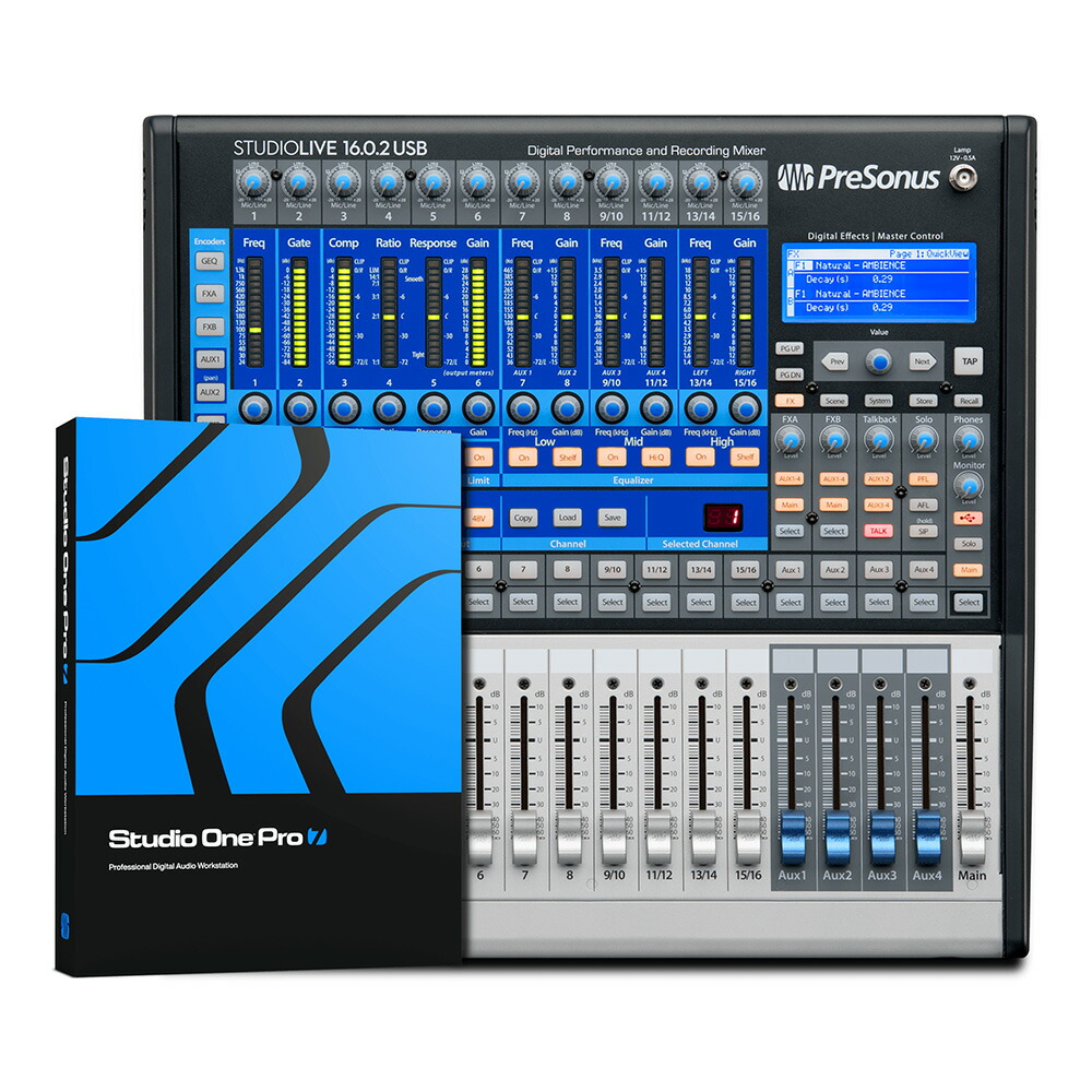 楽天市場】PreSonus StudioLive 16.0.2 USB : MUSICLAND KEY -楽器-