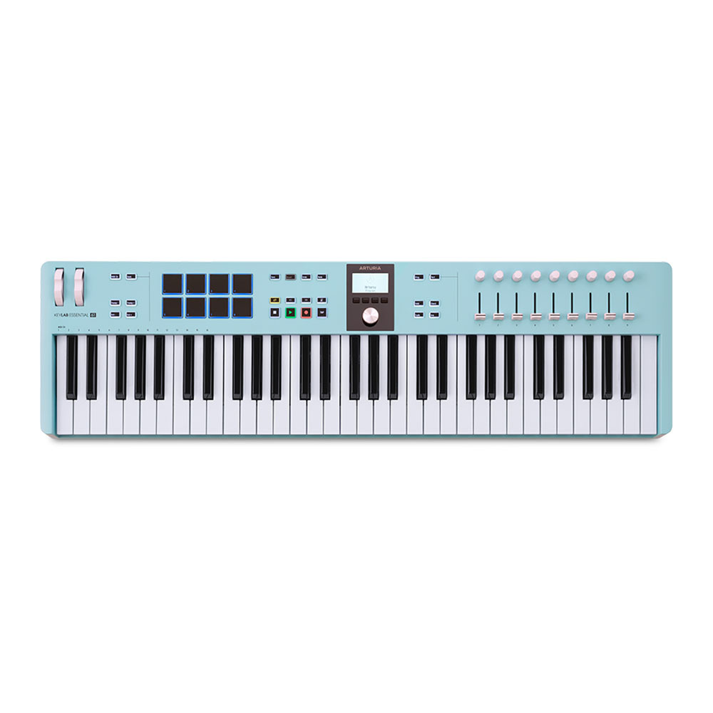Arturia KeyLab Essential 61 MK3 Aquamarine アートリア MIDIキーボード 限定カラー